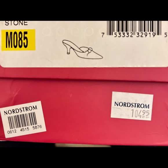 Apepazza Kitten Heel Mules, Linen adorned with snakeskin & crystal details  8.5 - Picture 12 of 12